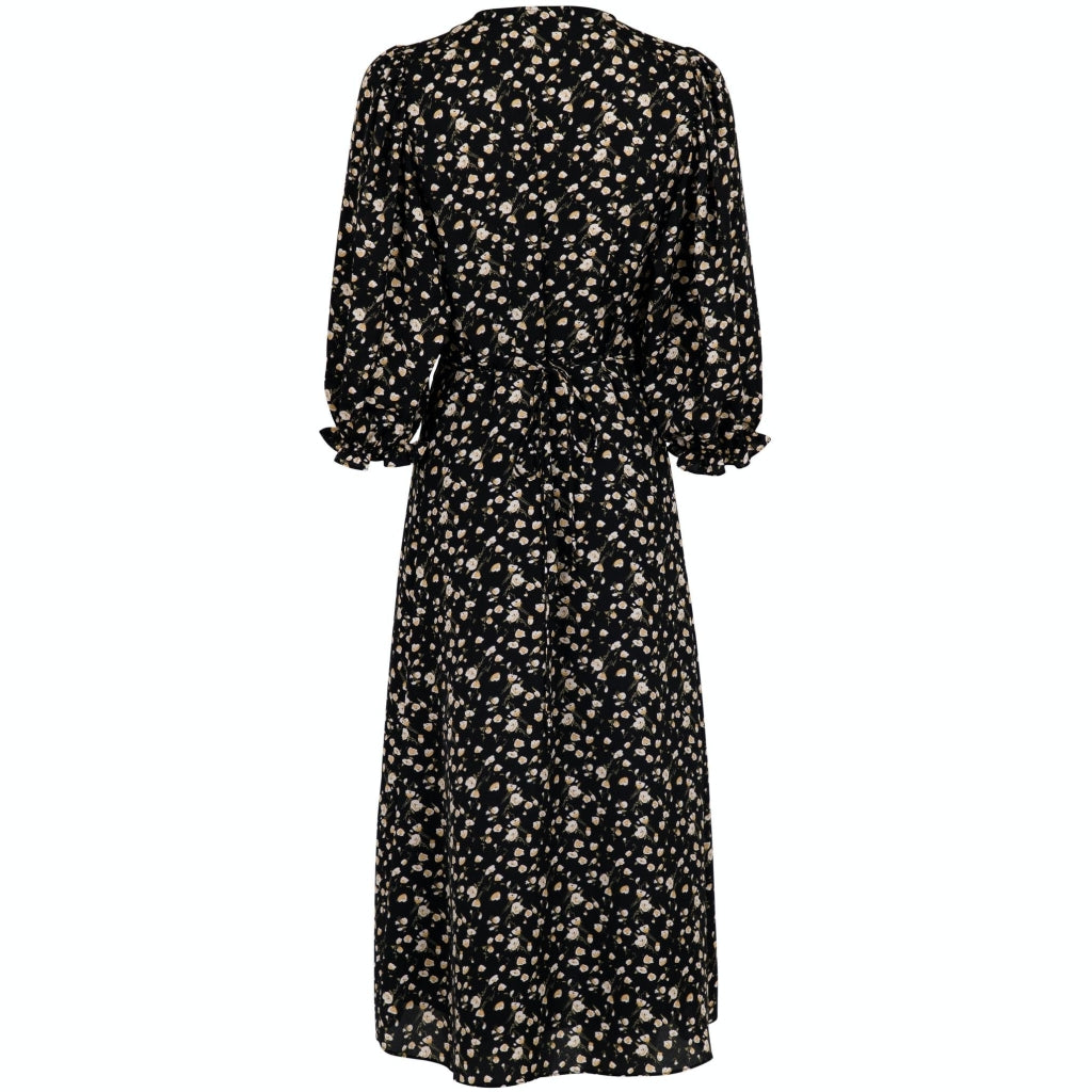 Neo Noir Carisma flower dress Dress Black