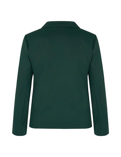 Carrie blazer i grøn jersey - Damernes Outlet