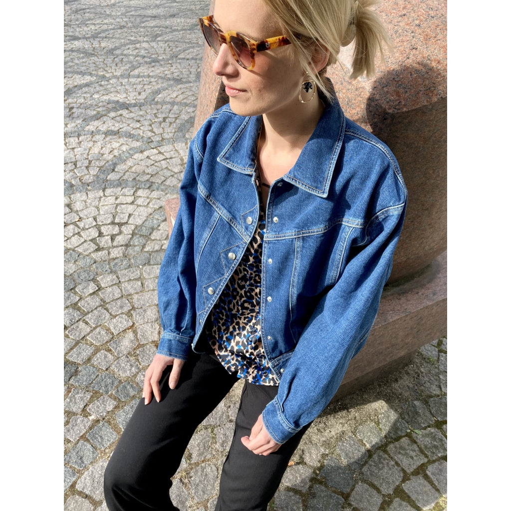 Crãs Cowgirl cras jacket Jacket Light blue denim