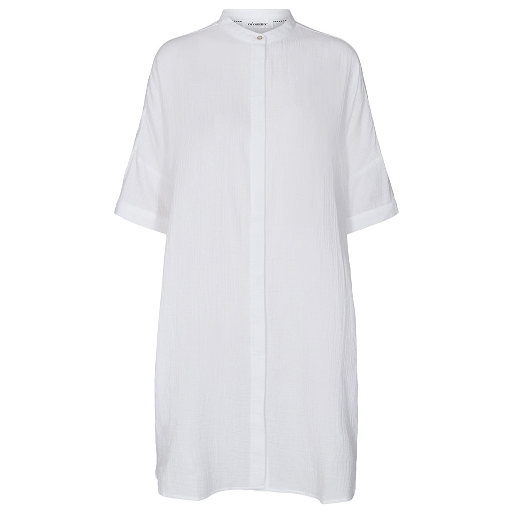 Co'couture Crepe tunic shirt Skjorter og bluser White
