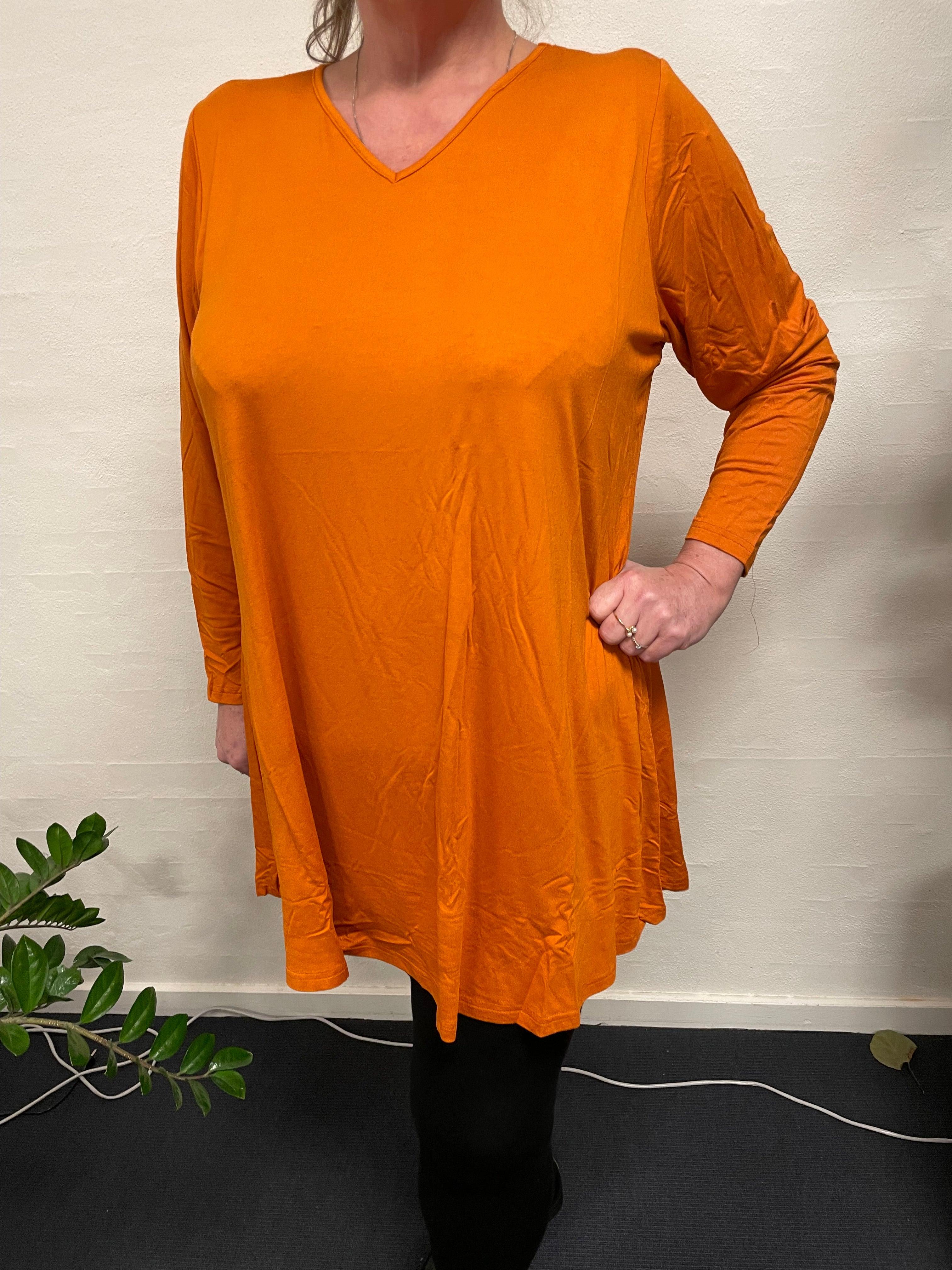 Pronto Woman - LisG Lang A-Bluse i orange.