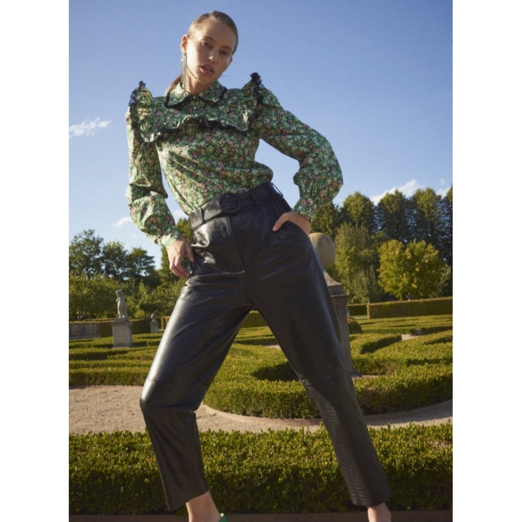 Custommade Demi blouse Skjorter og bluser Classic green