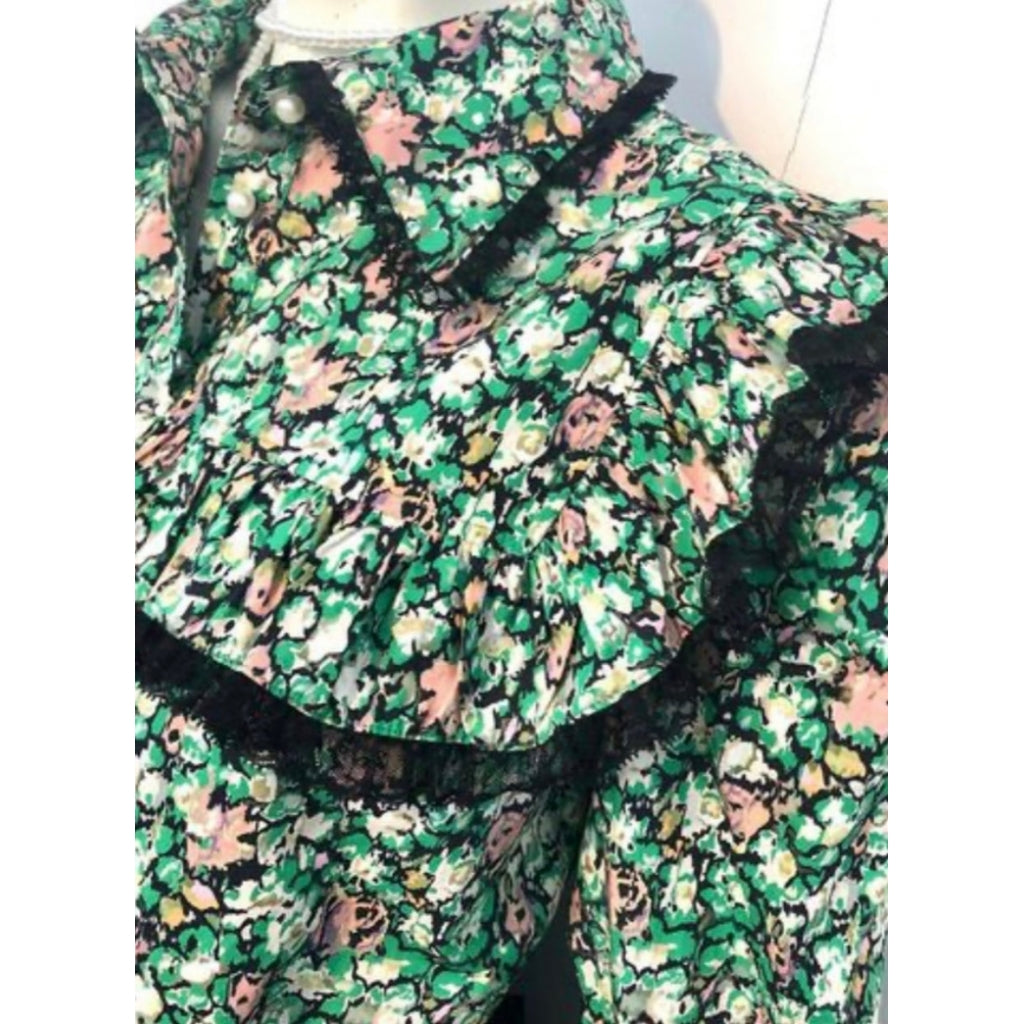 Custommade Demi blouse Skjorter og bluser Classic green