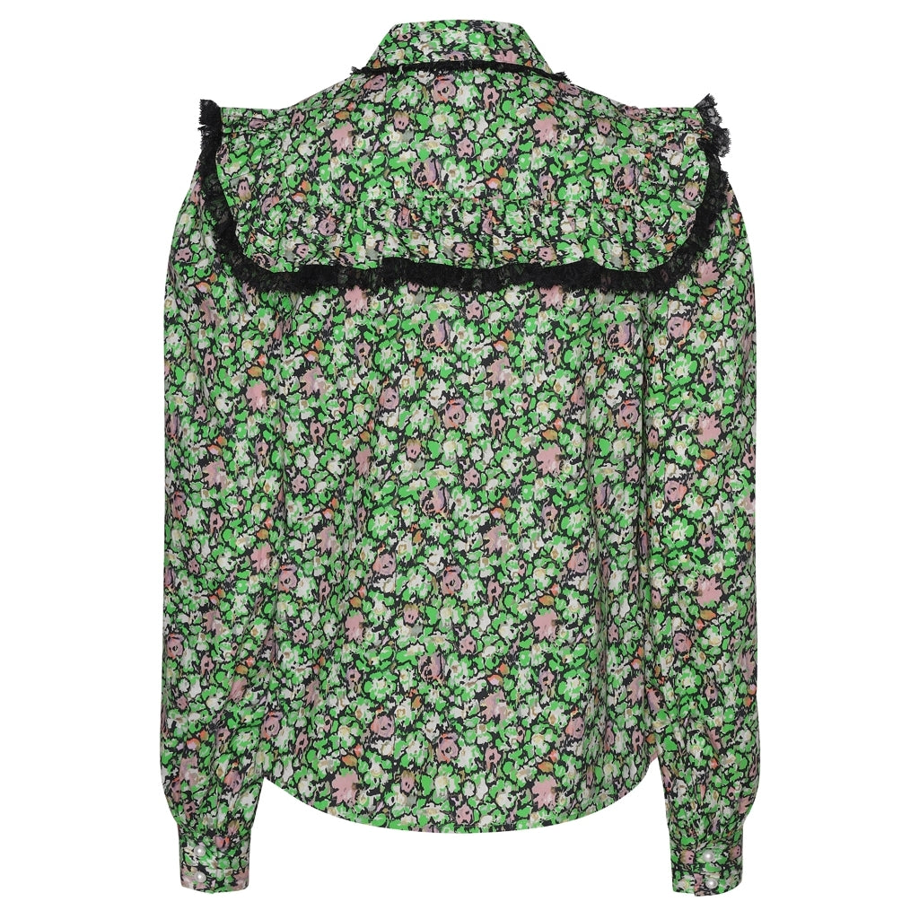 Custommade Demi blouse Skjorter og bluser Classic green