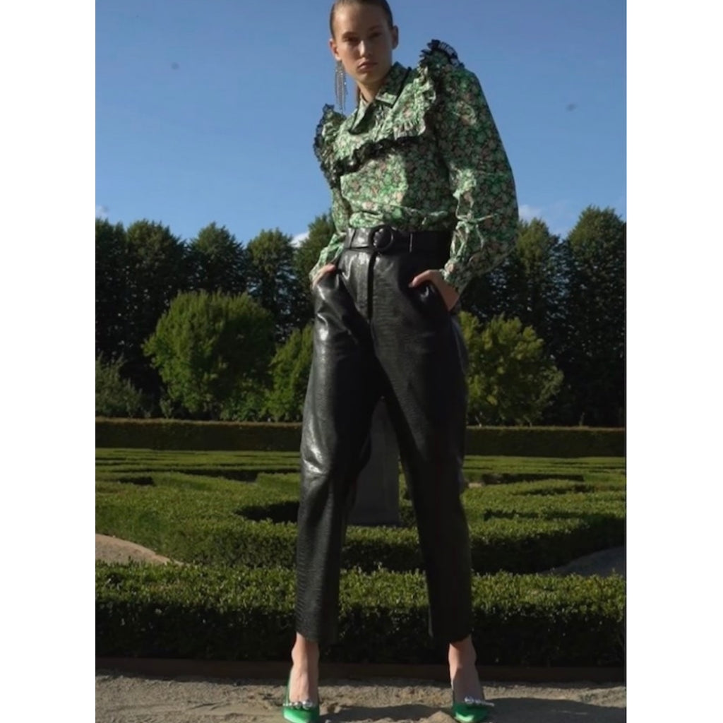 Custommade Demi blouse Skjorter og bluser Classic green