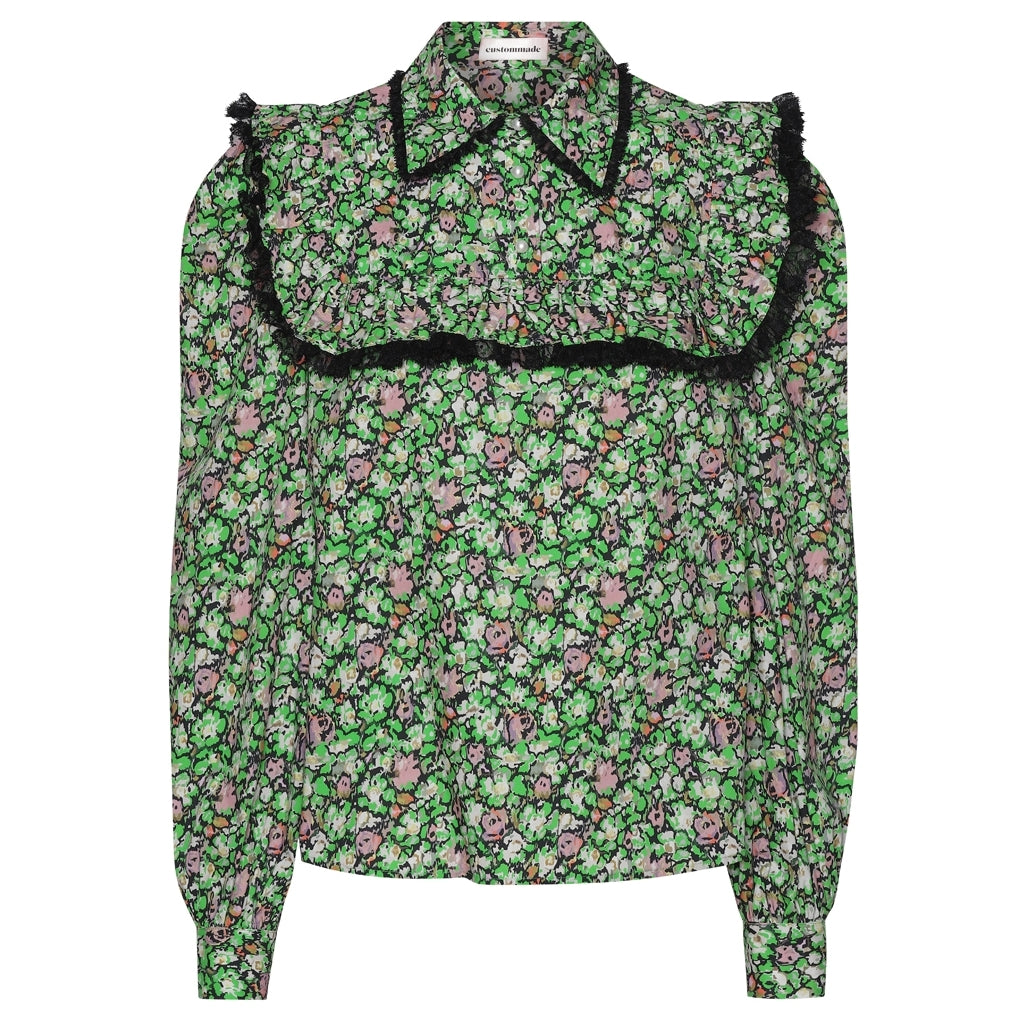 Custommade Demi blouse Skjorter og bluser Classic green