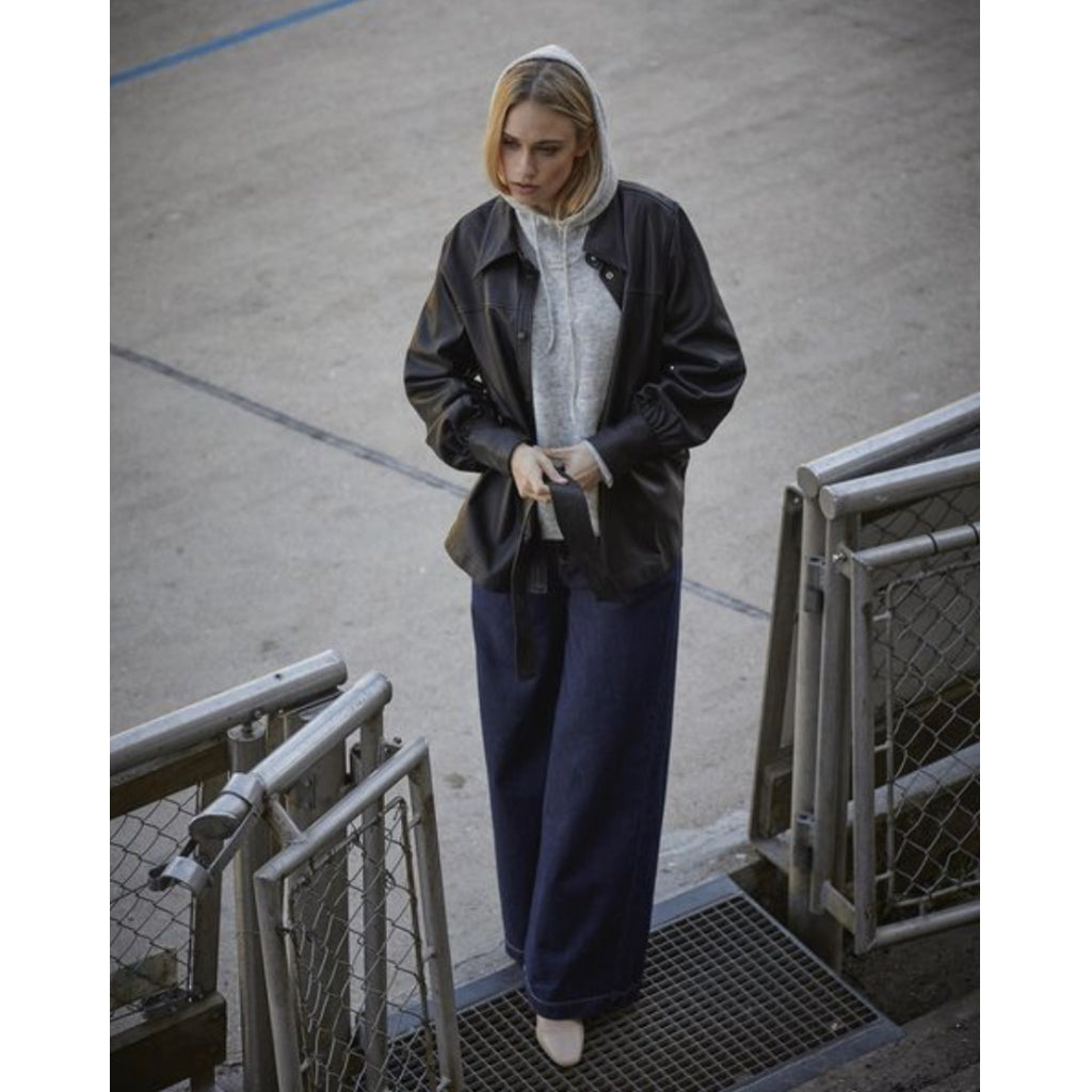 NORR Denver sweat hoodie Sweatshirt Light Grey Melange