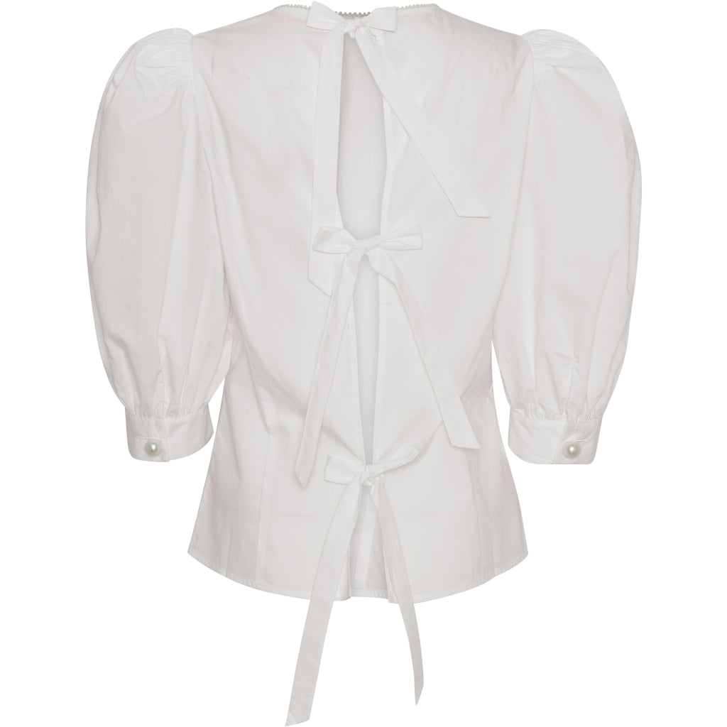 Custommade Dido blouse Skjorter og bluser Bright white