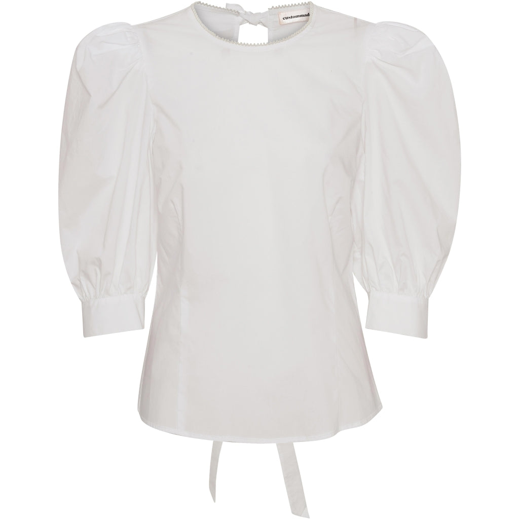 Custommade Dido blouse Skjorter og bluser Bright white