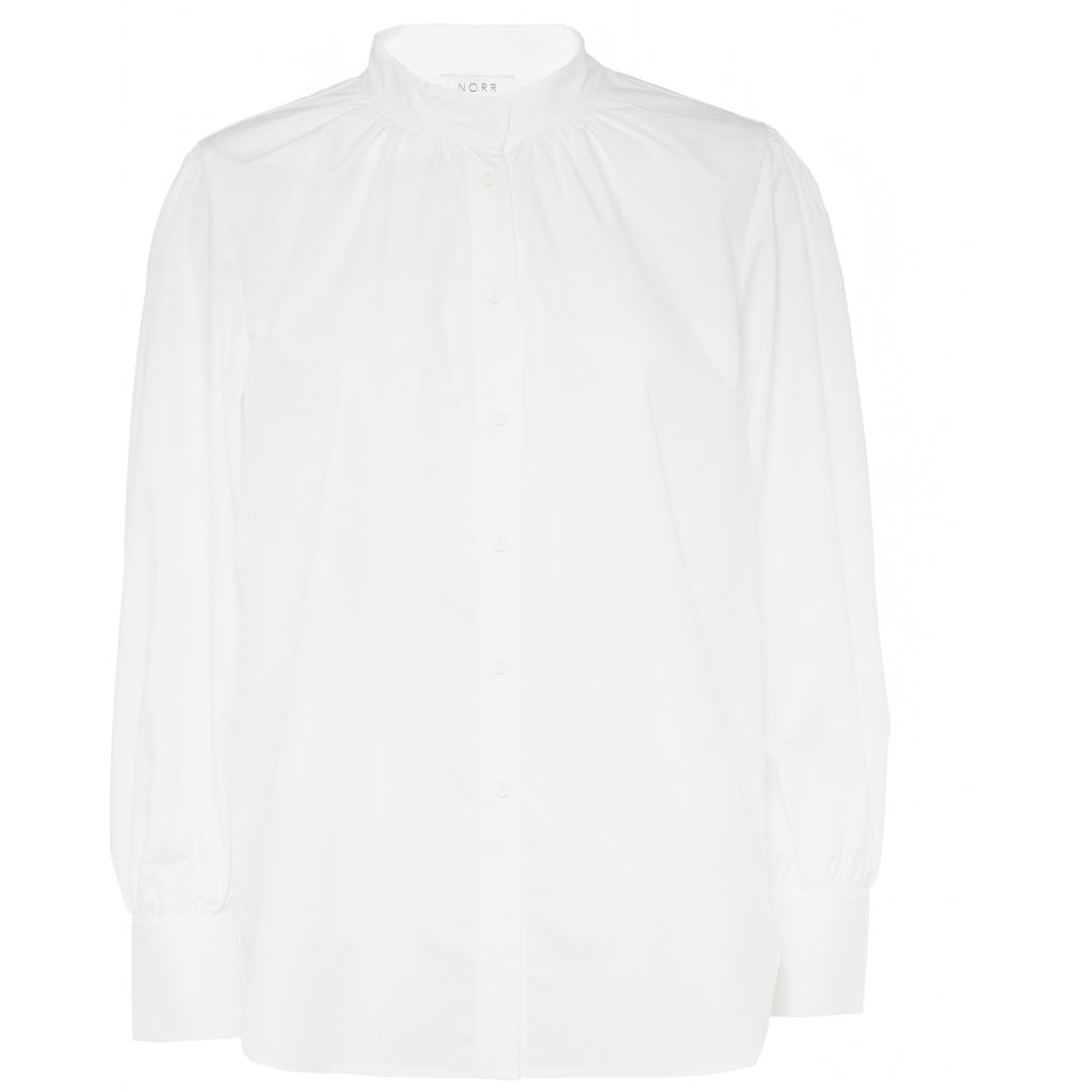 NORR Drew shirt Skjorter og bluser White