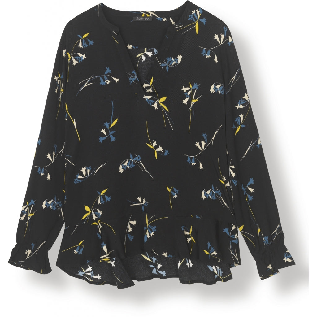 Stella Nova Drude blouse Skjorter og bluser Black
