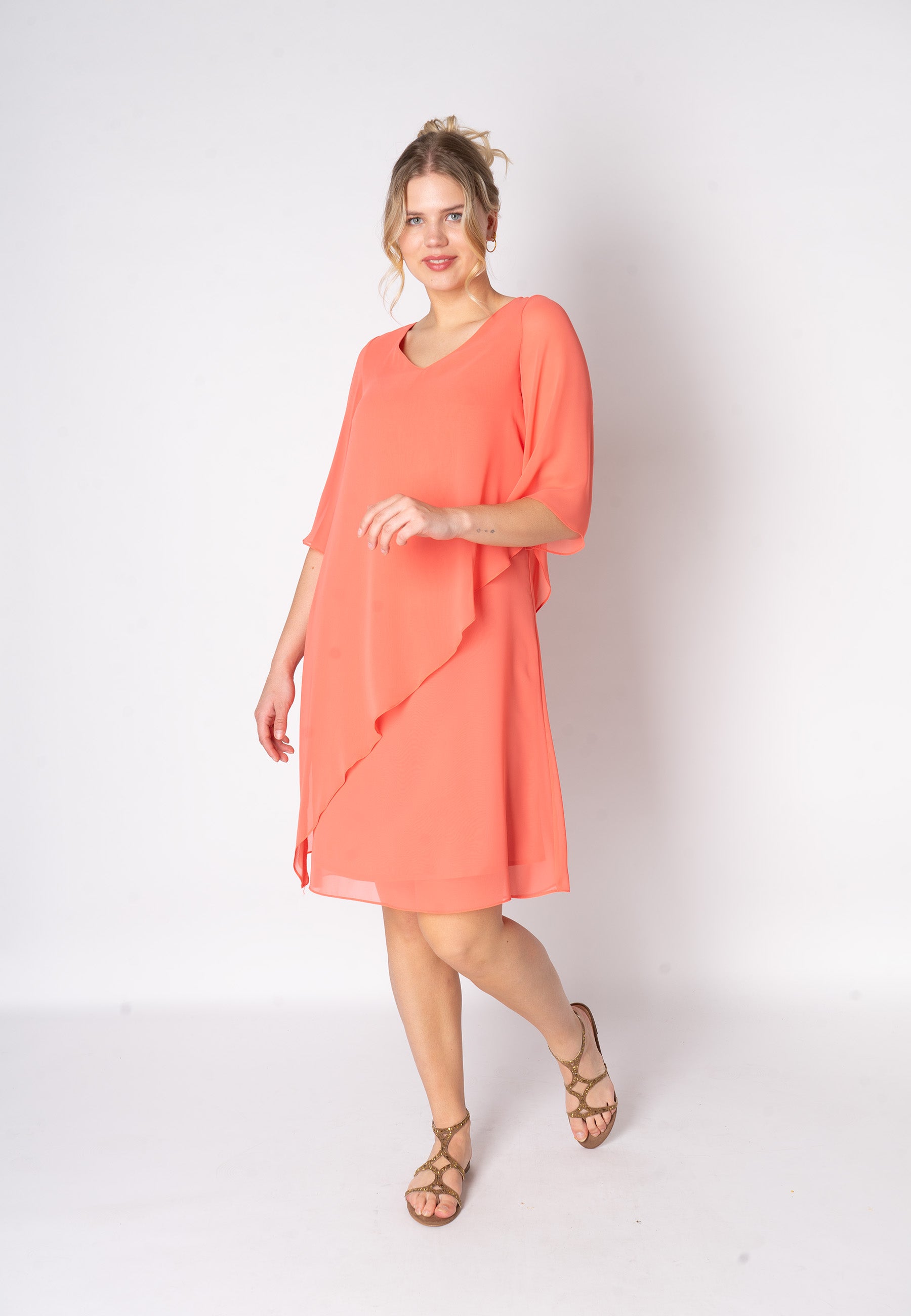 Elinette ELApril Kjoler 8200 Coral red