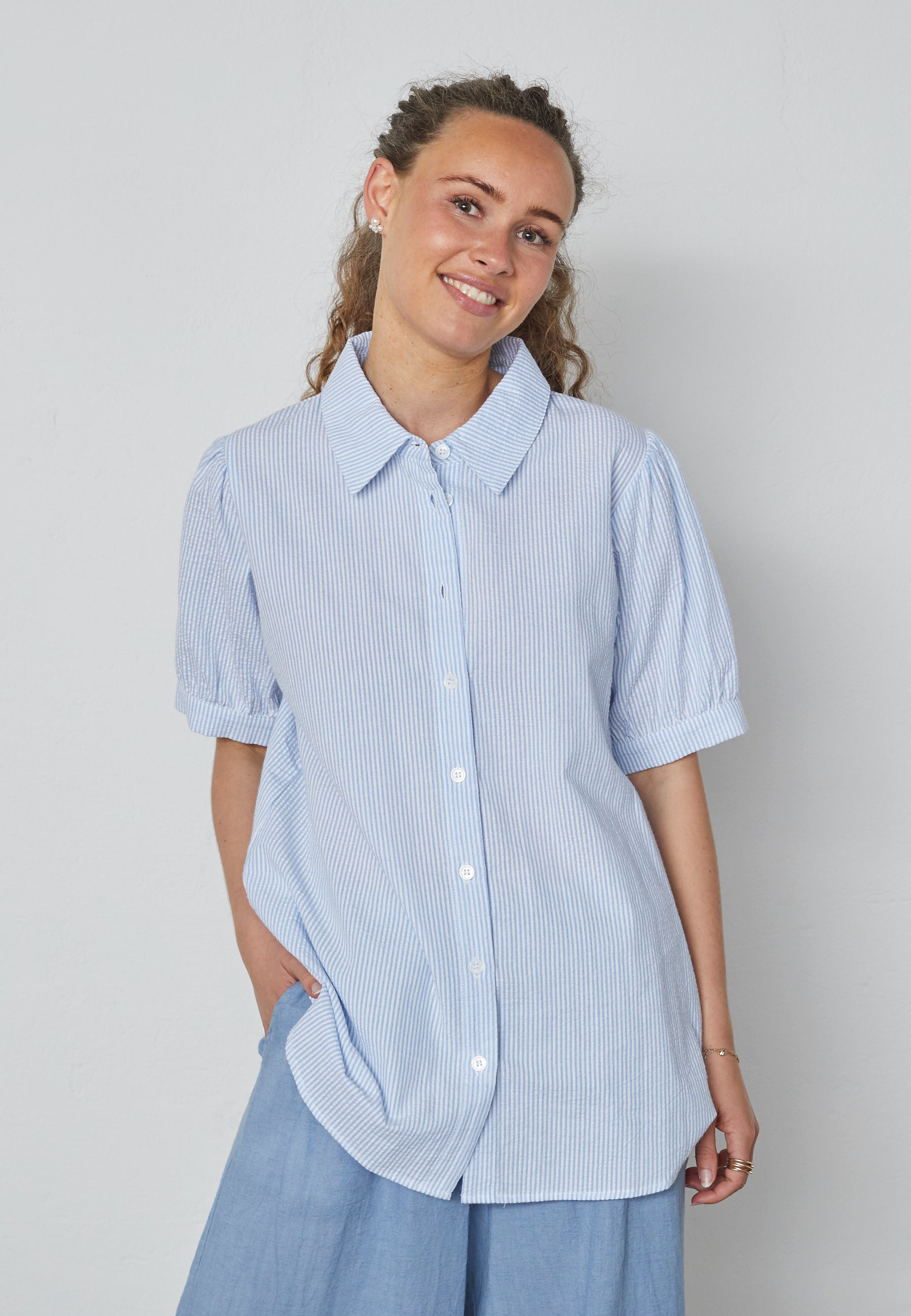Elton ETAida Skjortebluser 5000 LIGHT BLUE