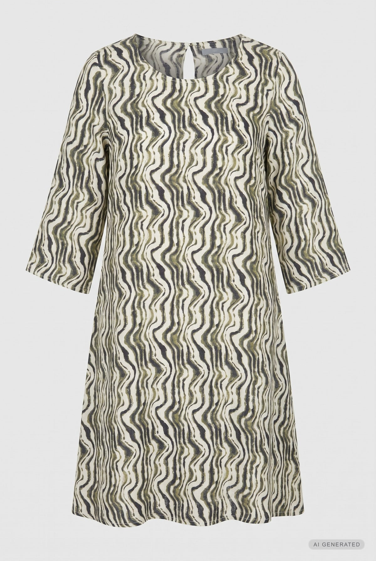 Elton ETHarlow Kjoler 3506 Khaki Green