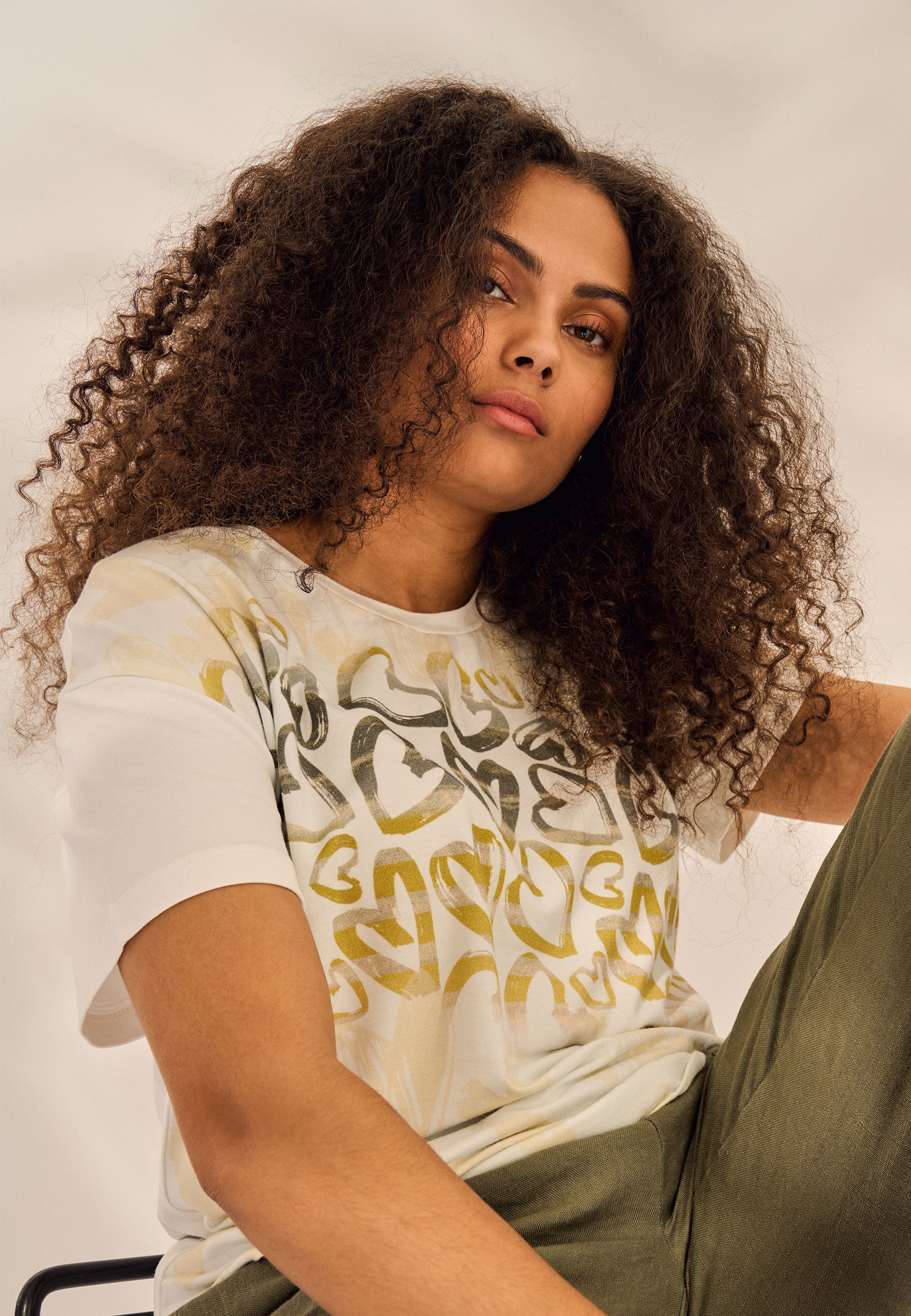 Elton ETHeddy T-Shirt 3770 Dusty olive green