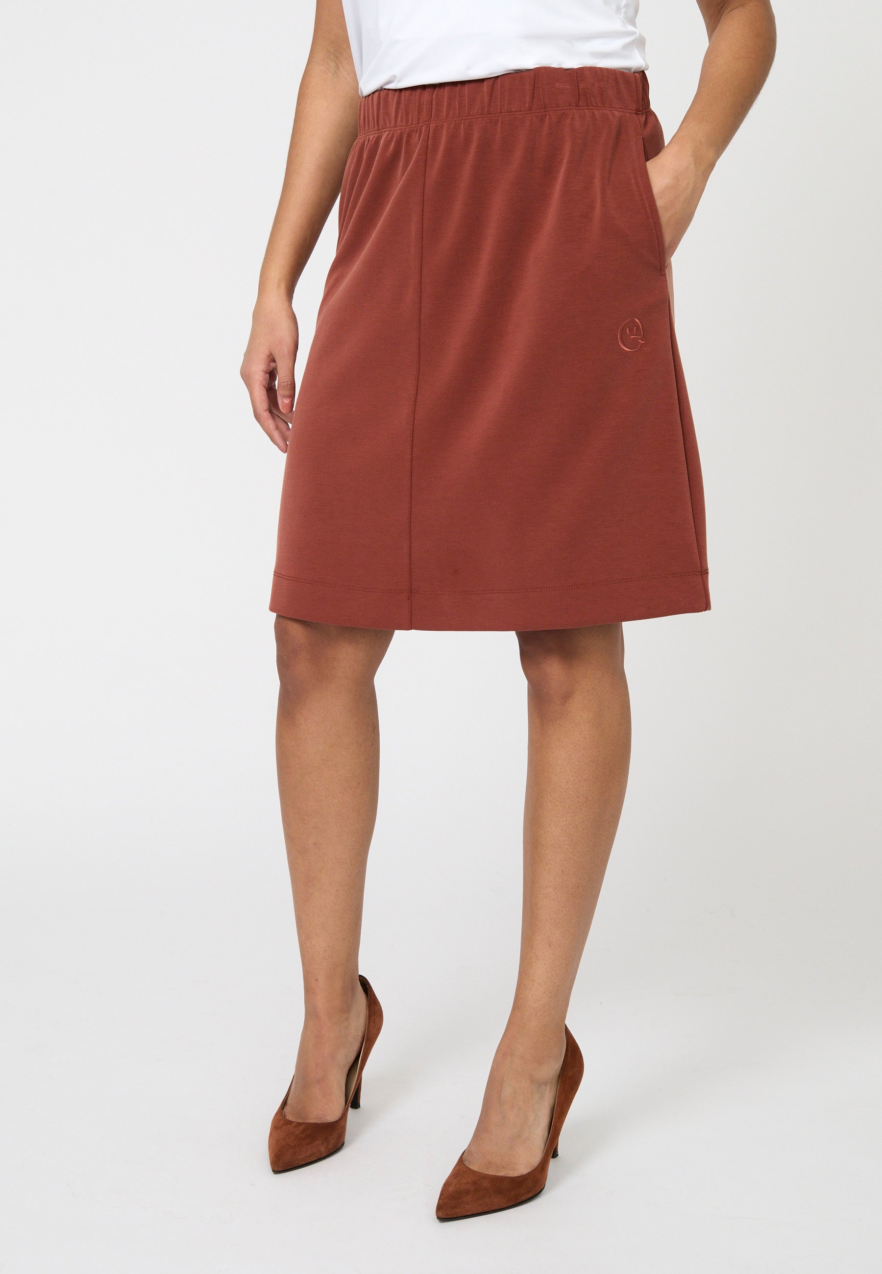 Elton ETMasa Nederdele 1650 Hazelnut Chocolate Brown