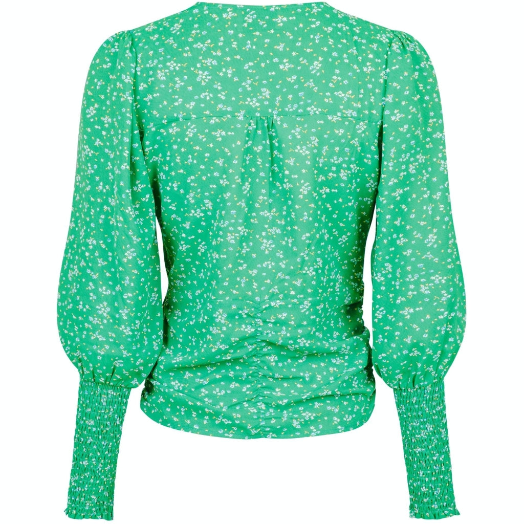 Neo Noir Elani flower burst blouse Skjorter og bluser Green