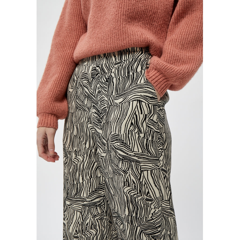 Desires Elieen pants Pants Oyster grey print