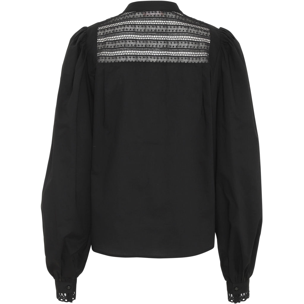 Custommade Ellena shirt Skjorter og bluser Anthracite black