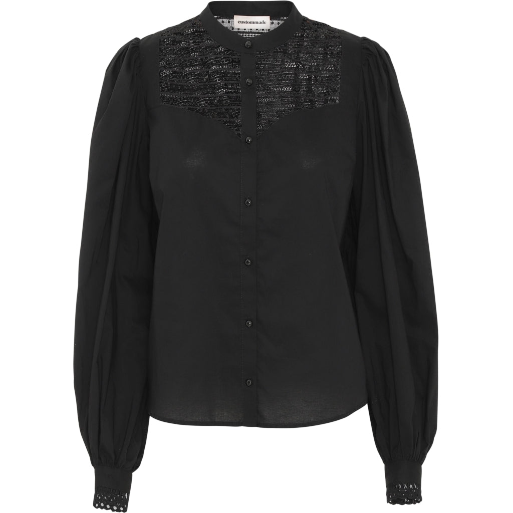 Custommade Ellena shirt Skjorter og bluser Anthracite black