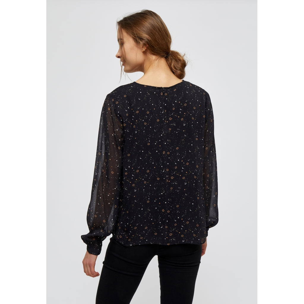 Minus Elsa blouse Skjorter og bluser Moon print