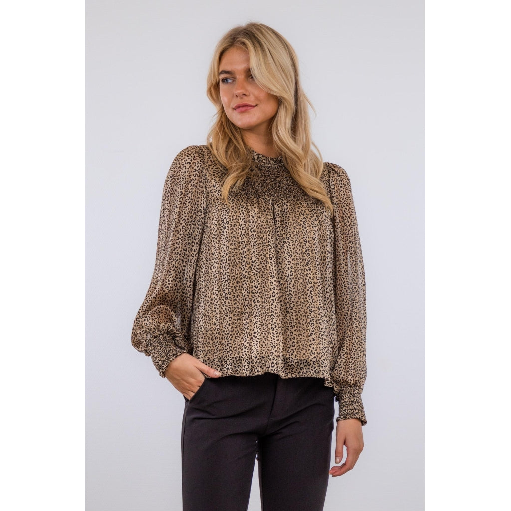 Neo Noir Emma Leo blouse Skjorter og bluser Desert Leo