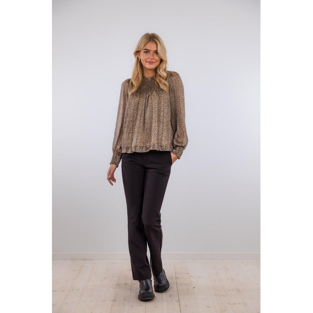 Neo Noir Emma Leo blouse Skjorter og bluser Desert Leo