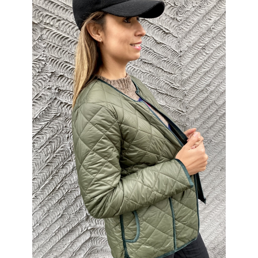 Stella Nova Emma quilted jacket Jacket Dark moss