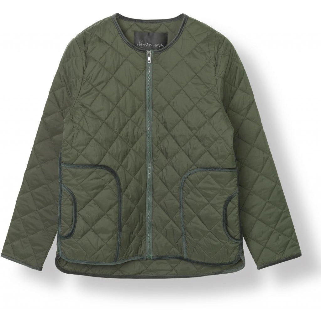 Stella Nova Emma quilted jacket Jacket Dark moss