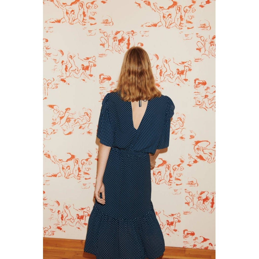 Stella Nova Eun blouse Skjorter og bluser Blue/white dots