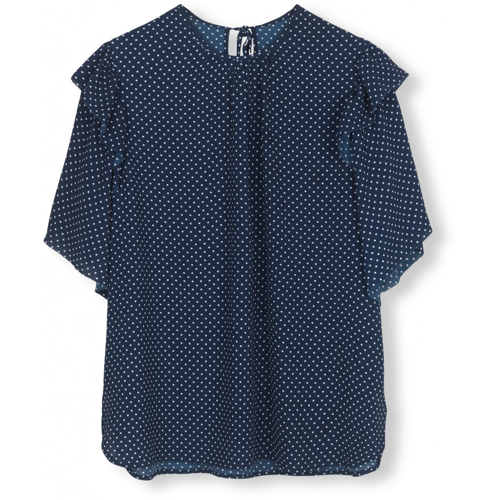 Stella Nova Eun blouse Skjorter og bluser Blue/white dots