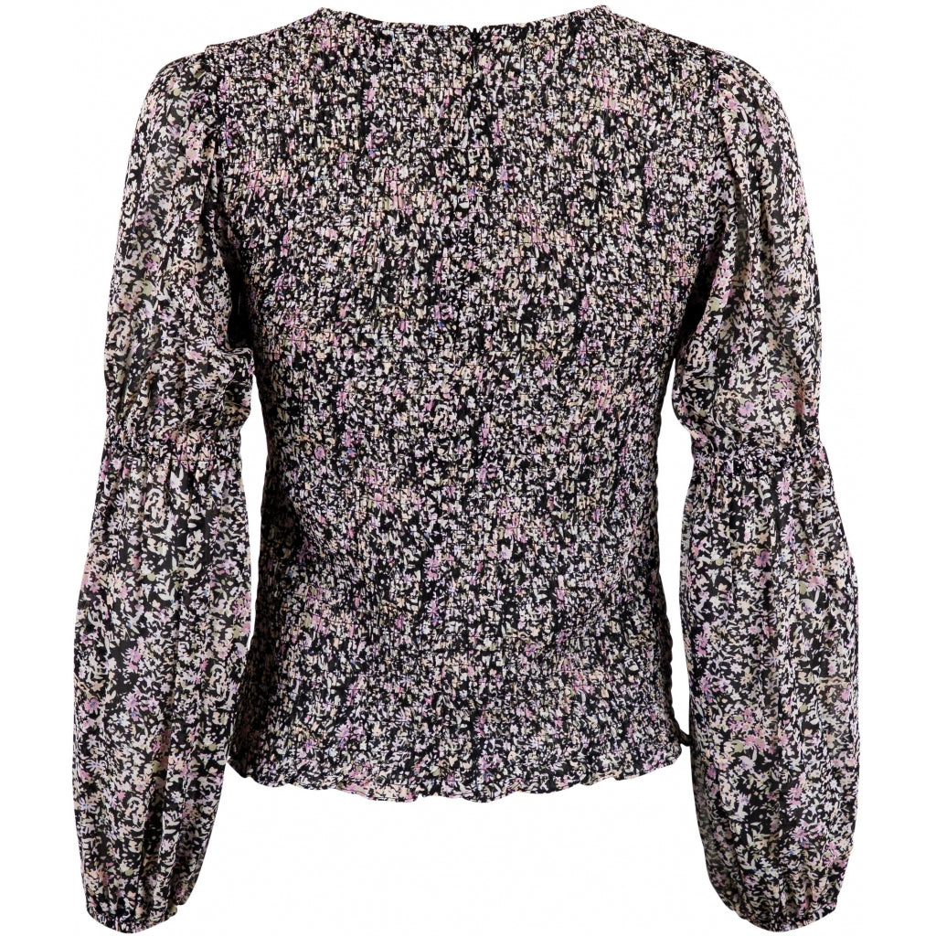 Neo Noir Georgia sprinkle blouse Skjorter og bluser Black