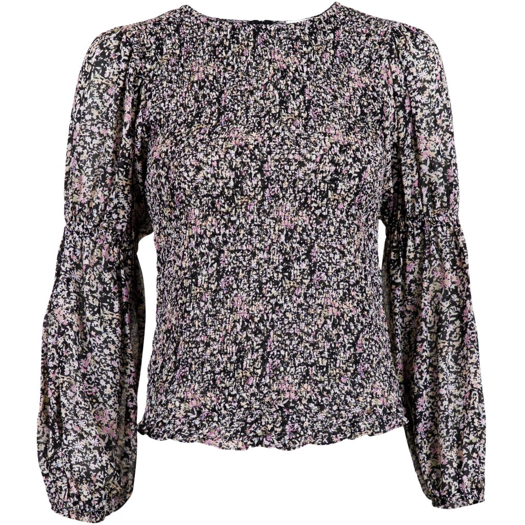 Neo Noir Georgia sprinkle blouse Skjorter og bluser Black