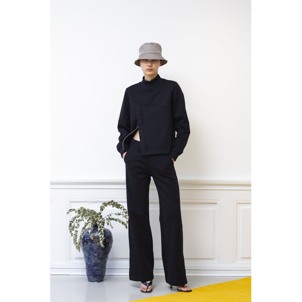 Blanche Hella zip sweatshirt Sweatshirt Black