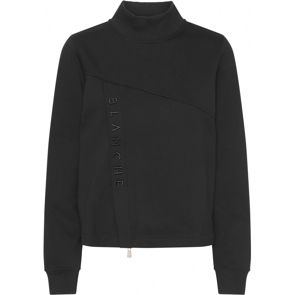 Blanche Hella zip sweatshirt Sweatshirt Black
