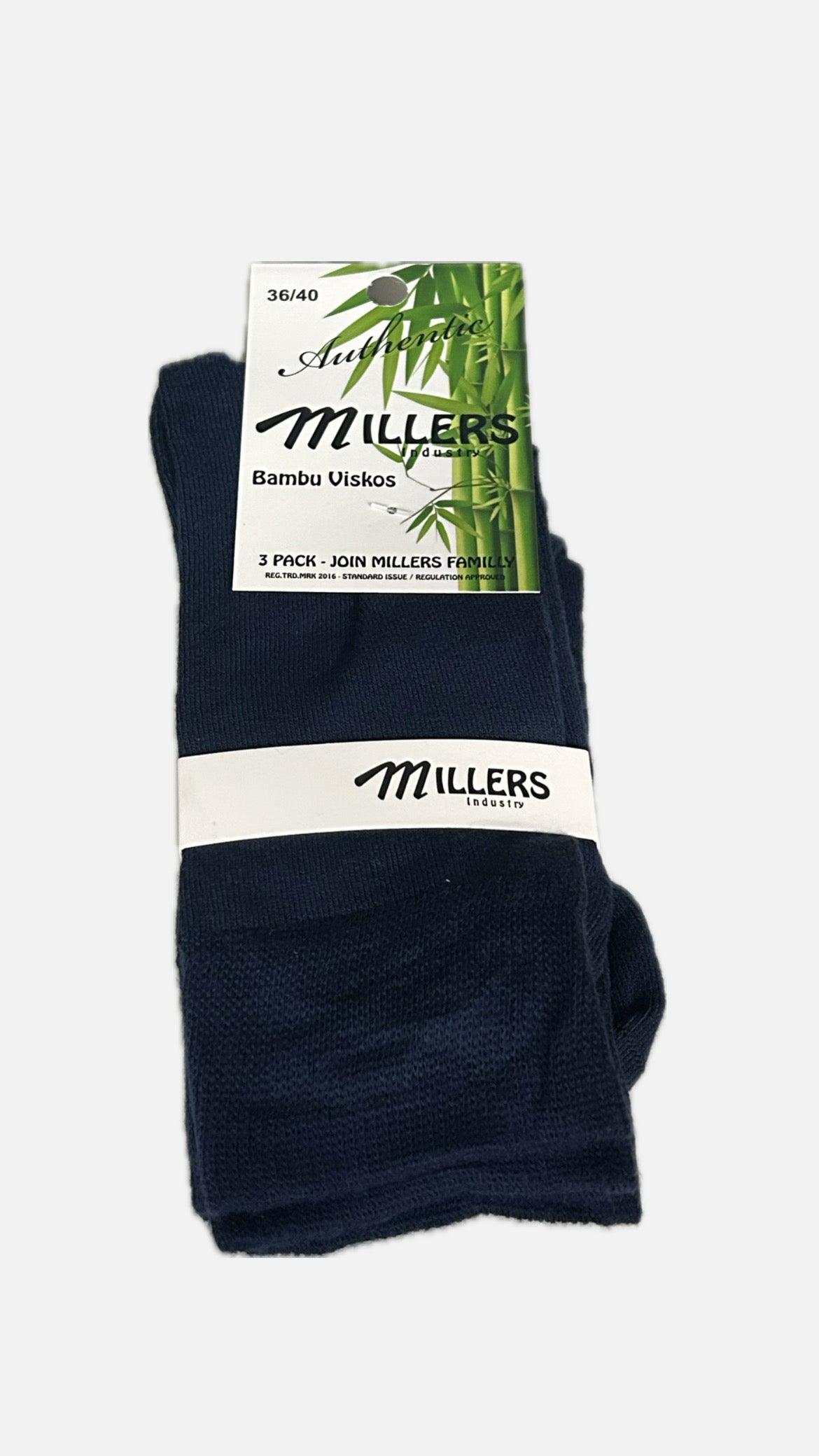 Bambus viskose 3-pak trusser med label.