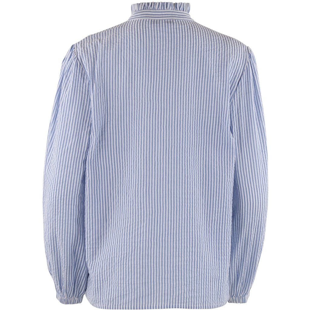 Continue Isabella stripe shirt Skjorter og bluser Blue/white