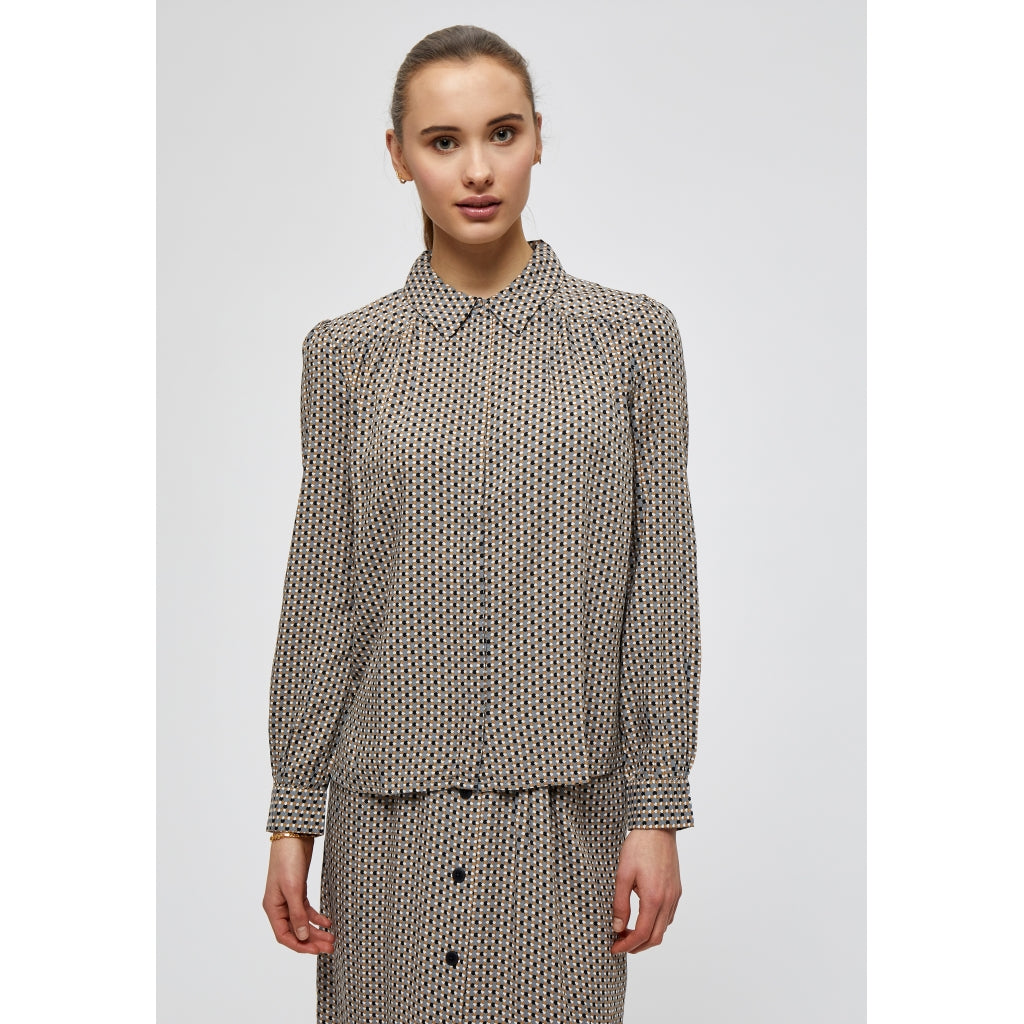 Minus Jasmina shirt Skjorter og bluser Steel grey
