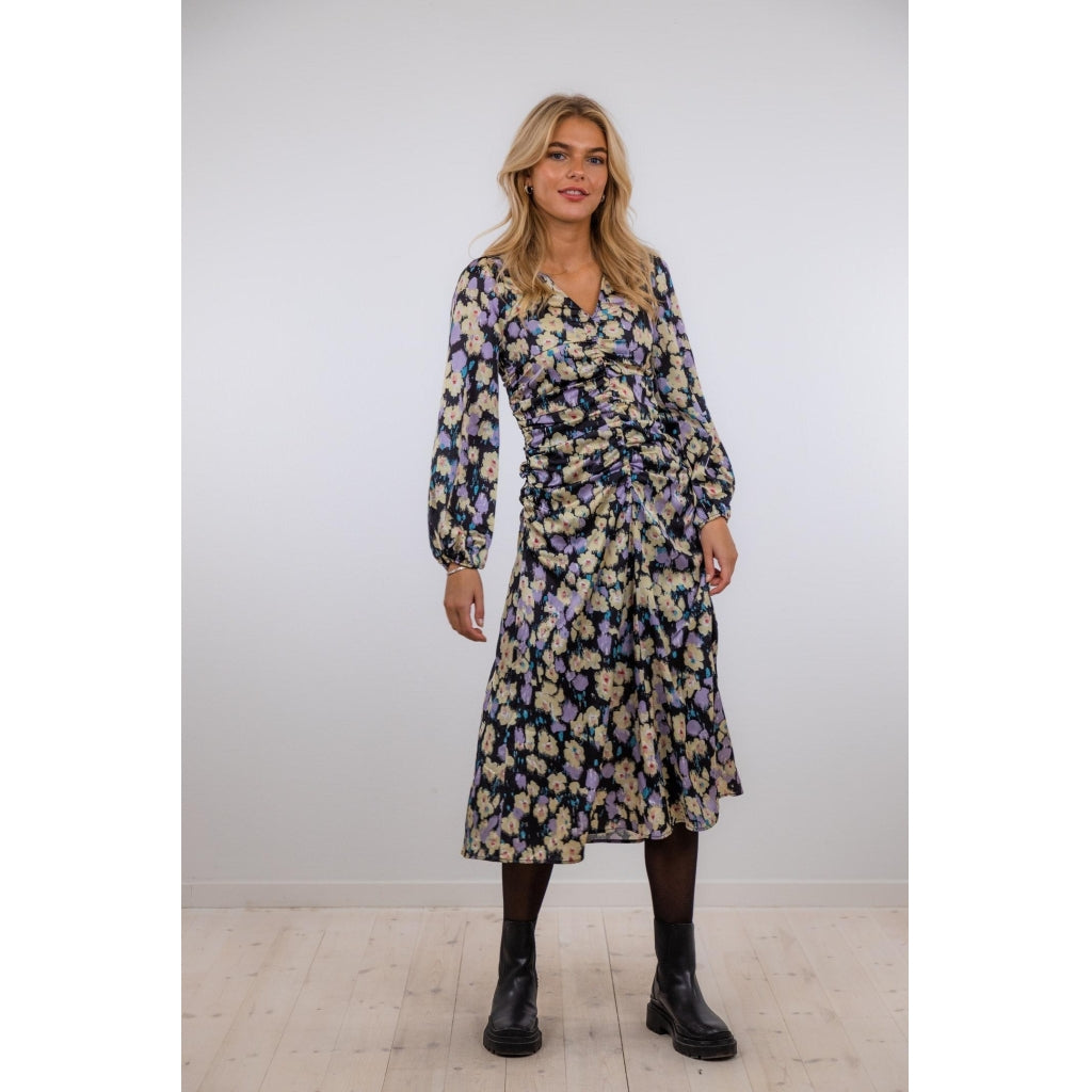 Neo Noir Jess graphic botanic dress Dress Lavender