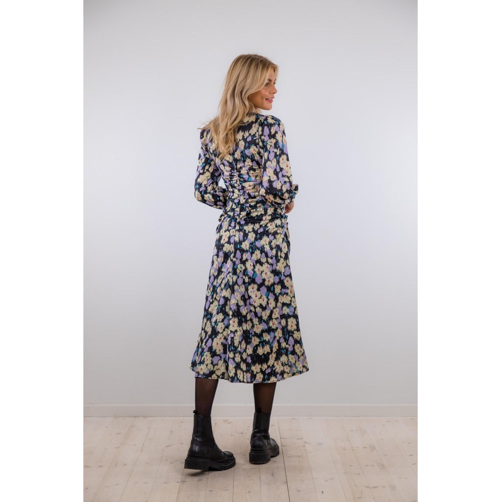 Neo Noir Jess graphic botanic dress Dress Lavender