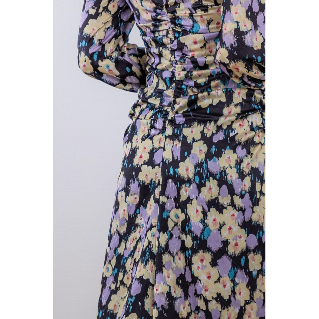 Neo Noir Jess graphic botanic dress Dress Lavender