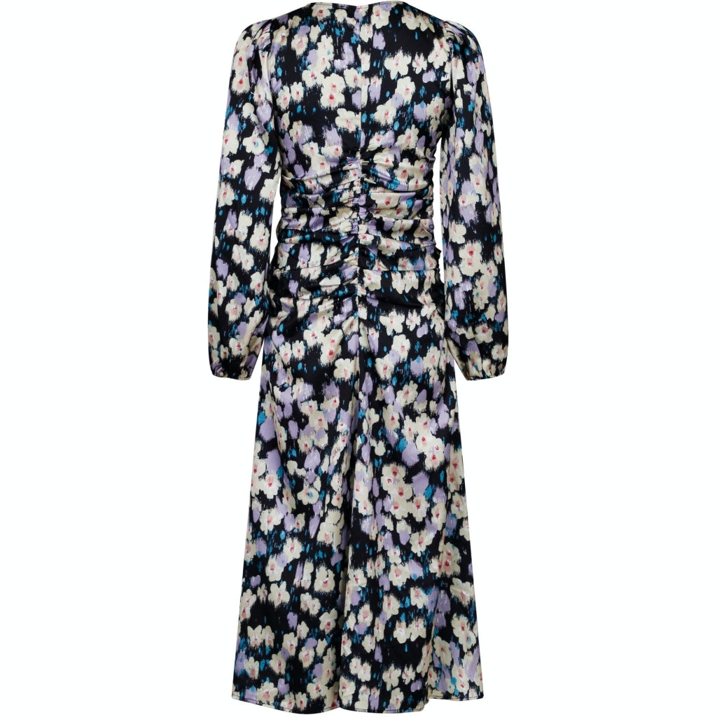 Neo Noir Jess graphic botanic dress Dress Lavender