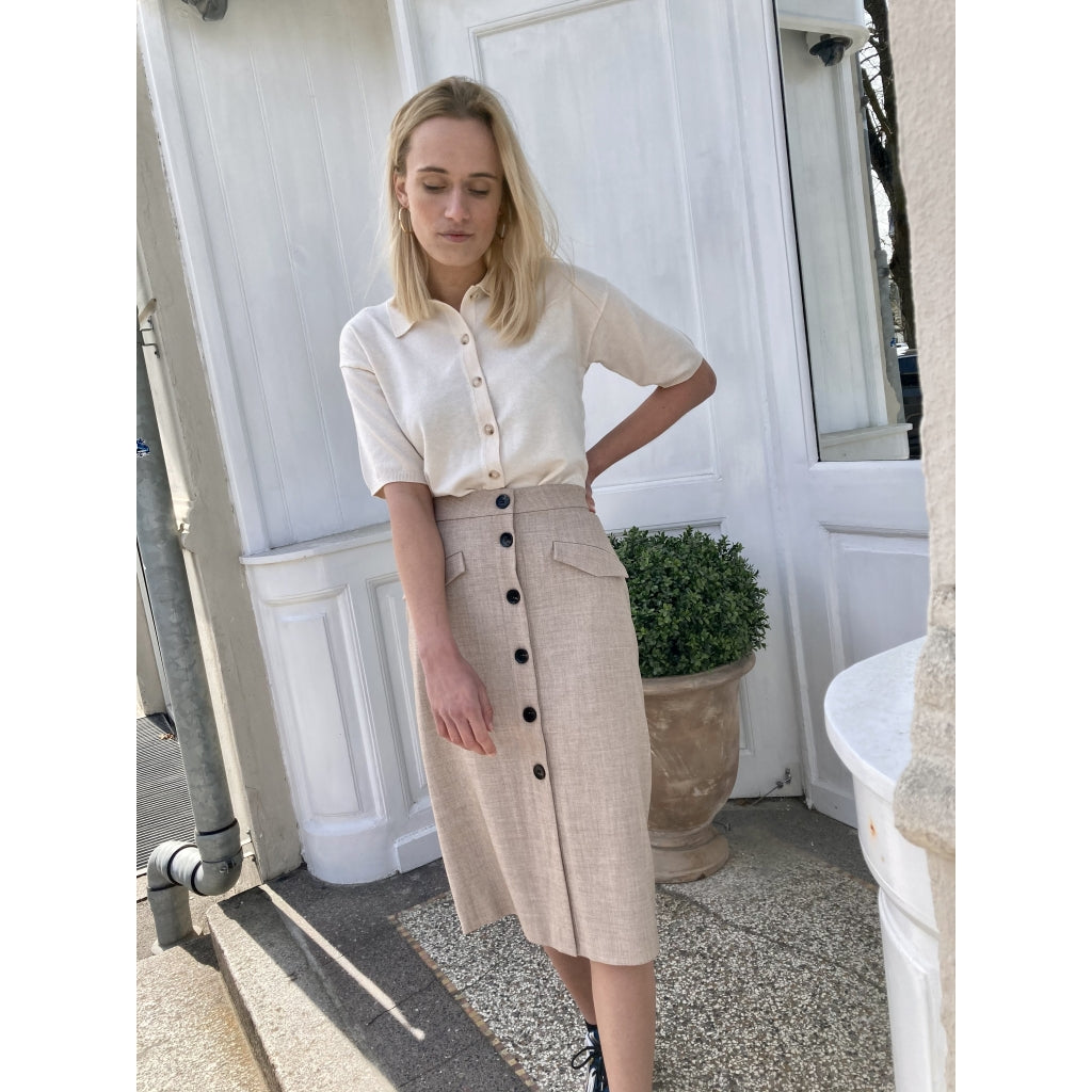 NORR Karlie skirt Skirt Beige
