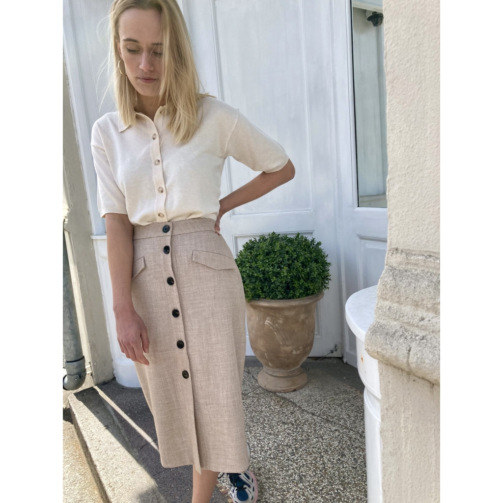 NORR Karlie skirt Skirt Beige