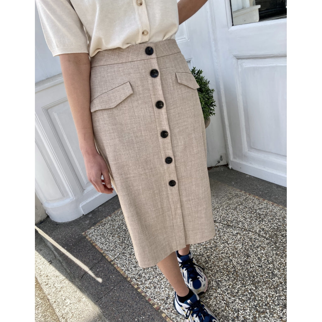 NORR Karlie skirt Skirt Beige