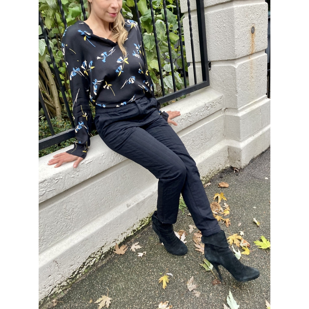 A-View Kristin quilted pant Pants Black