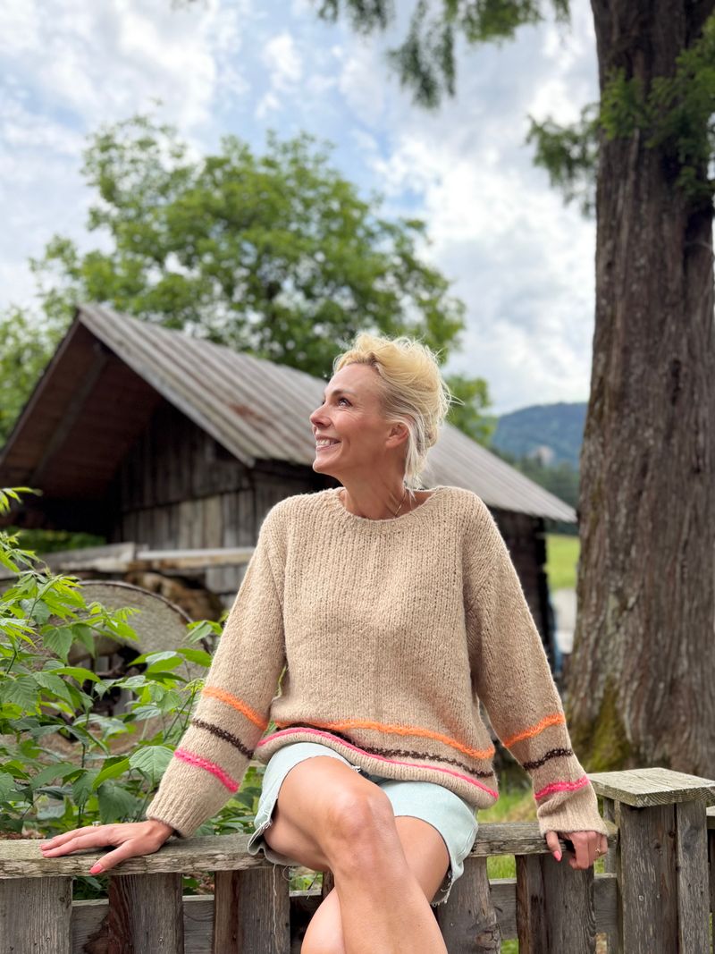 Lind LBBålhygge Knit Pullover 1200 SAND