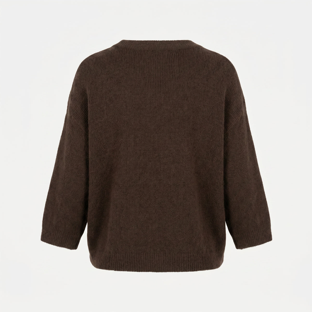 Lind LBHverdags fin Knit Pullover 1500 BROWN