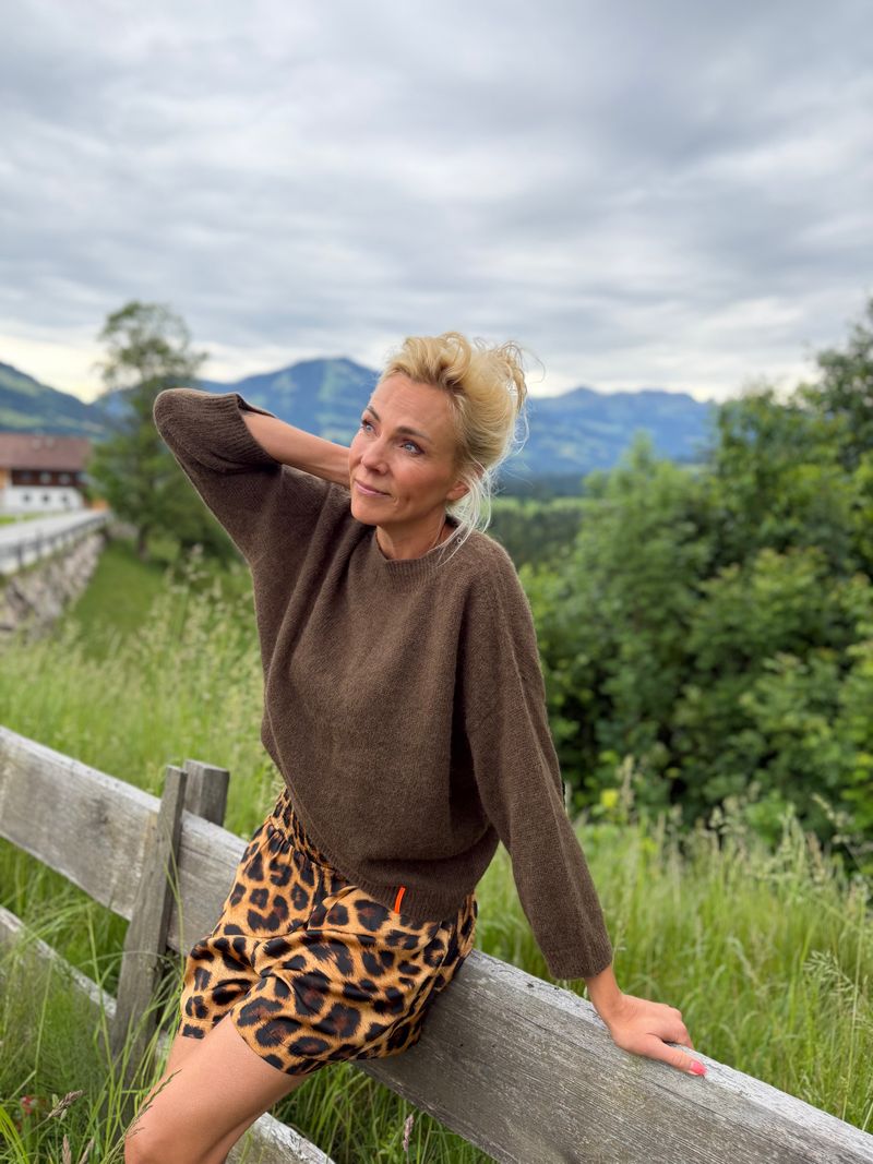 Lind LBHverdags fin Knit Pullover 1500 BROWN