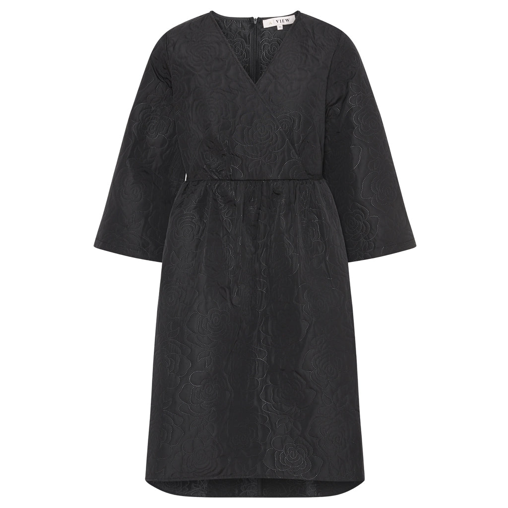 A-View Laurie quilt dress Dress Black